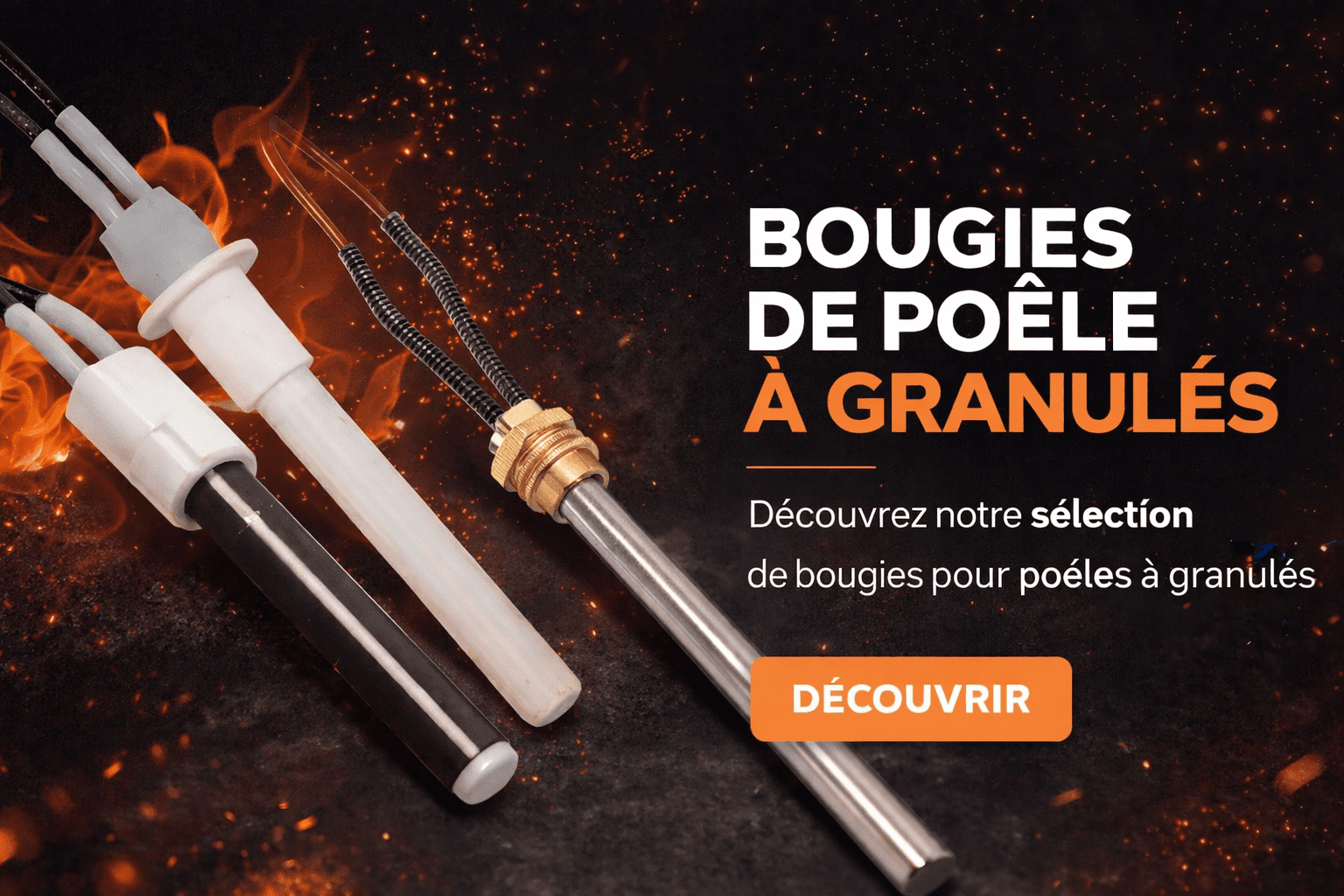 Bougies Poêle à granulés