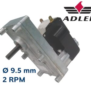 Motoreducteur Adler 2RPM 9,5mm