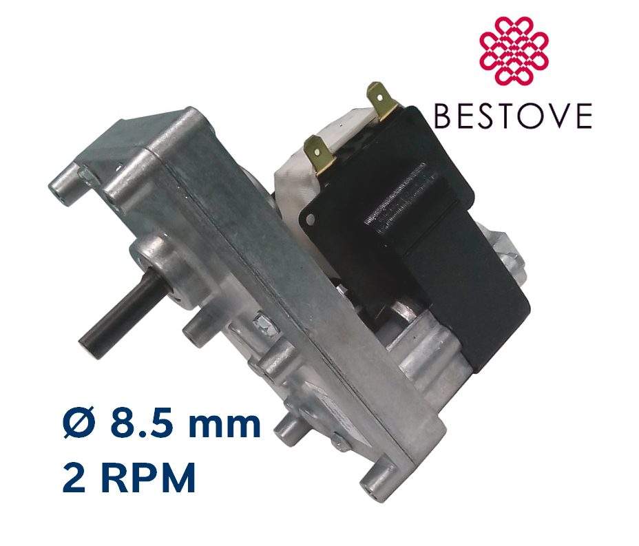 Motoreducteur Bestove 2RPM 8,5mm