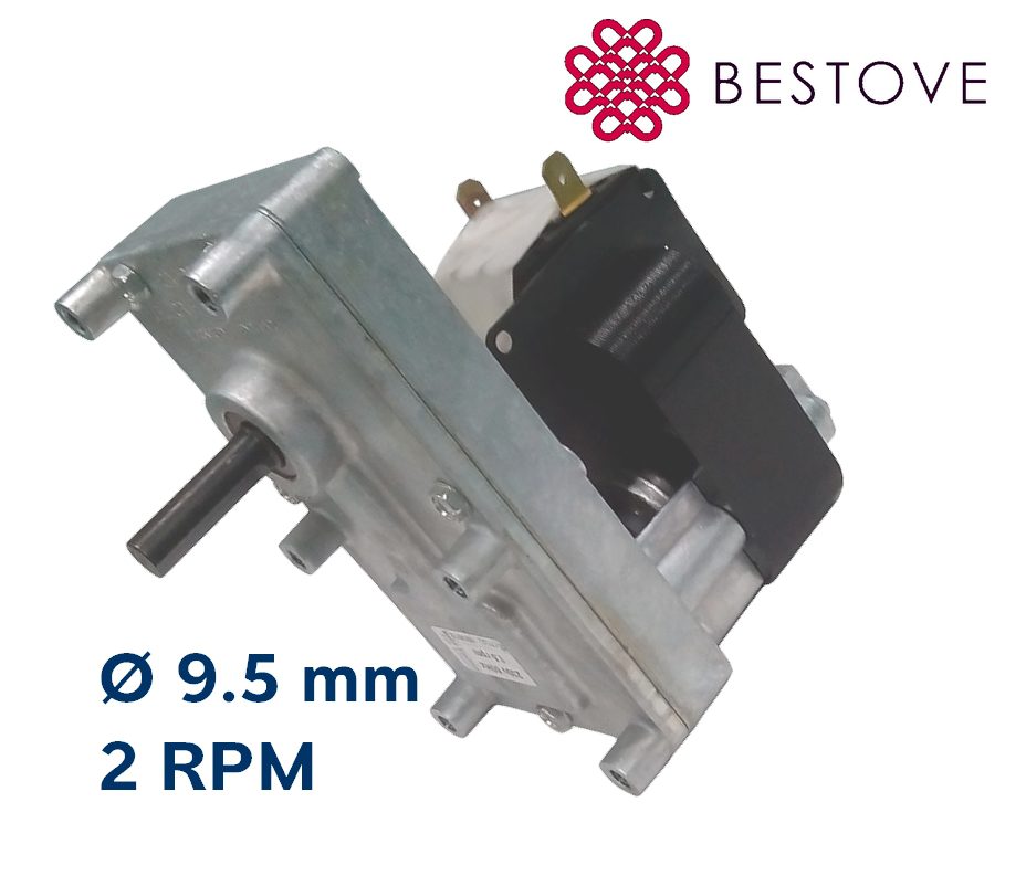 Motoreducteur Bestove 2RPM 9,5mm