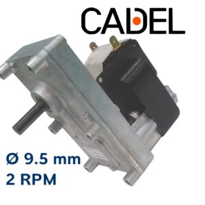 Motoreducteur Cadel 2RPM 9,5mm