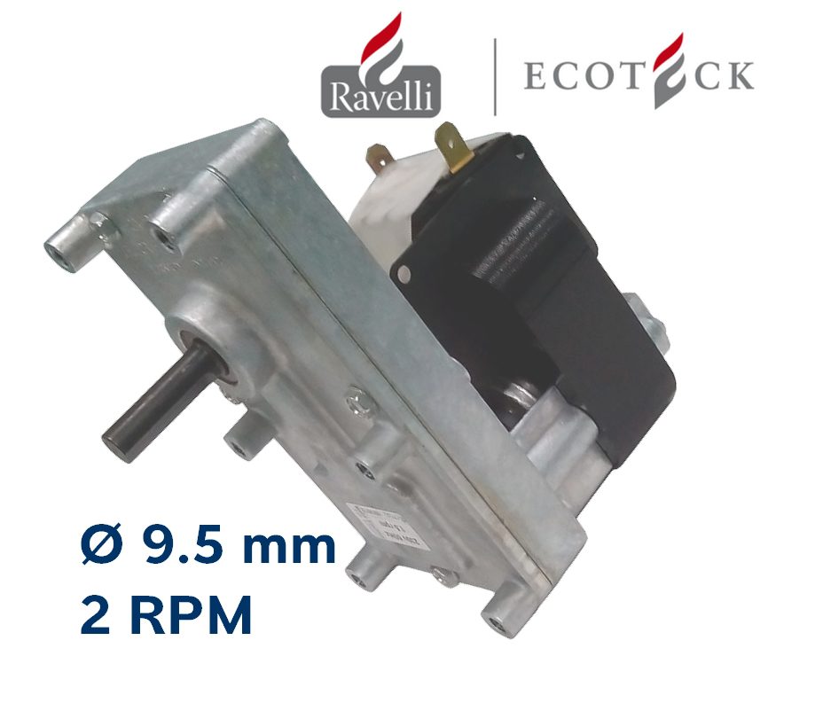 Motoreducteur Ecoteck Ravelli 2RPM 9,5mm