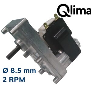 Motoreducteur Qlima 2RPM 8,5mm