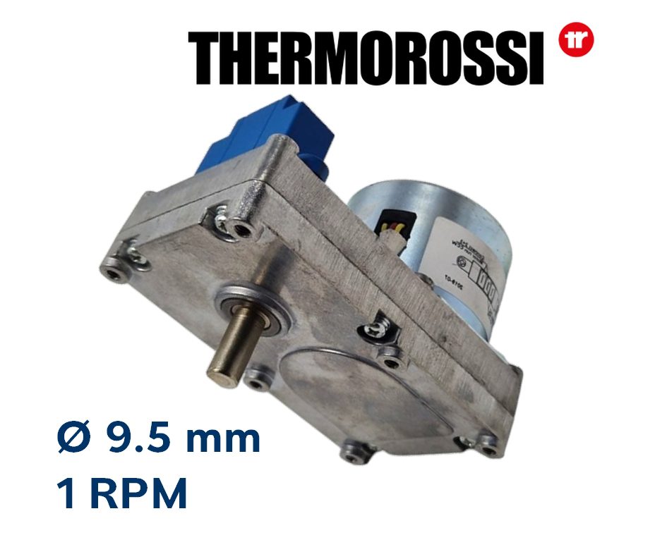 Motoreducteur Thermorossi 1 RPM 9.5mm